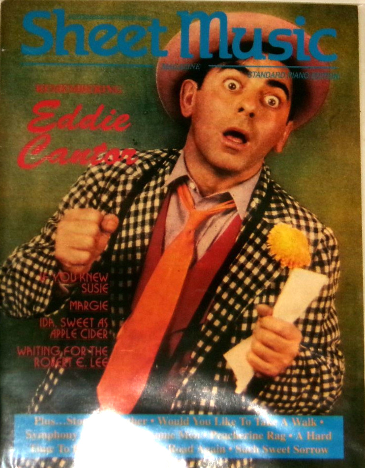 Sheet Music Magazine September/October 1995 Remembering Eddie Cantor NF
