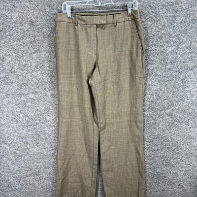 Bobbie Brooks Pants Women 8 Gray High Rise Vitale Berberis Canonico Wool Lined