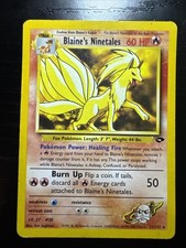 Blaine's Ninetales 21/132 Gym Challenge Rare Regular Unlimited Eng 2000 60HP on eBay