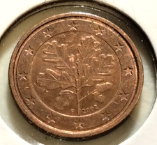 2002-F   Germany  1  Euro  Cent  Coin  - KM#207     -     (IN#16852)