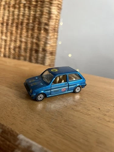 Corgi Austin Mini Metro Metallic Blue Vintage Diecast Model Car Best of British