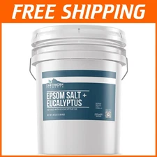 Eucalyptus Epsom Salt 5 Gal Bucket, Pure & Undiluted
