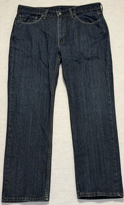 Levi's 514 Straight Jeans Mens 36x30 Dark Wash Denim Classic Fit Pants