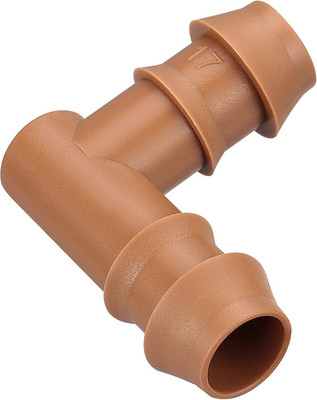 18 Pieces Drip Irrigation Fittings Elbow Connectors for 1/2'' Tubing, Barbed Elbo
