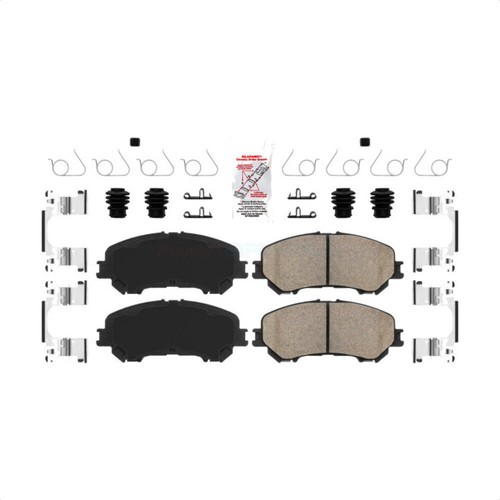 Front Rear Ceramic Disc Brake Pads Kit For 2019-2022 Nissan Rogue Sport Qashqai - Picture 8 of 12
