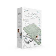 Pure Enrichment PureRelief XL Heating Pad 12x24 6 Heat Settings Zen Green