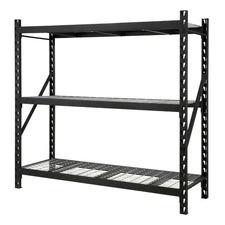 Ironton 3-Tier Storage Shelving, 77in.W x 72in.H x 24in.D