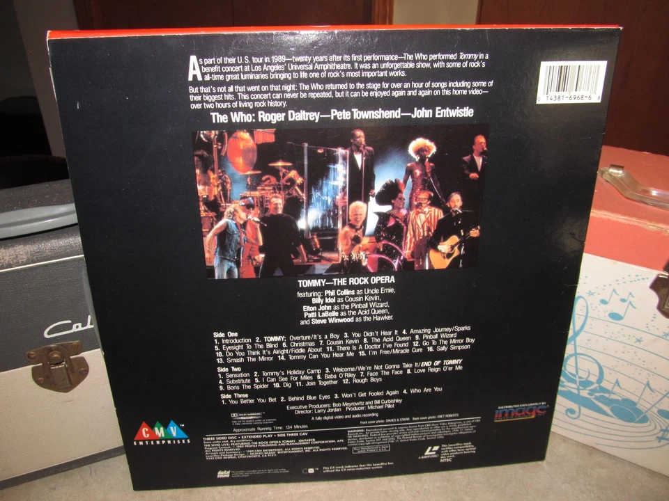КТО ЖИВЕТ - с участием рок-оперы Томми 2-лазерный диск LD набор красивый РЕДКИЙ! - Изображение 2 из 2