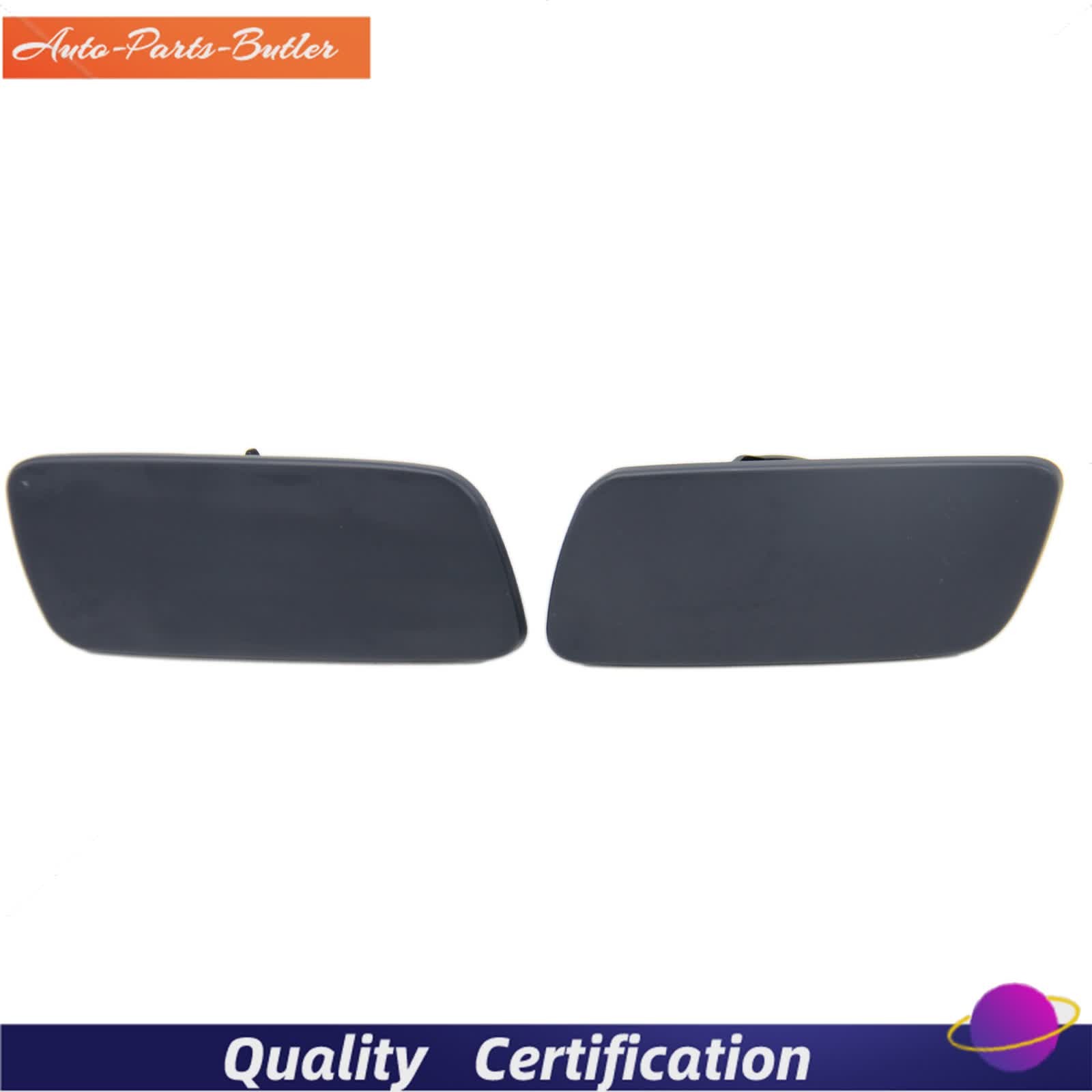 Pack of 2 Front LH+RH Headlight Washer Nozzle Cover For 10-18 Rolls-Royce Ghost