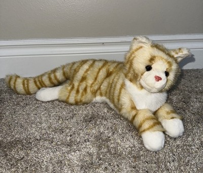 Douglas Cuddle Toy Oriole 15'' Laying Tabby Cat Floppy #285 2016-18 Retired Rare