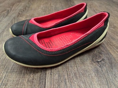 ECCO Sport Biom Lite 1.2 Flat Red Black Comfort Shoes Euro 36 - US 6/6.5