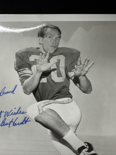 1964 Charles Hardt U Of Tulsa. # 20. B&W Team Photo Autographed. Super Rare. - Bild 2 von 7