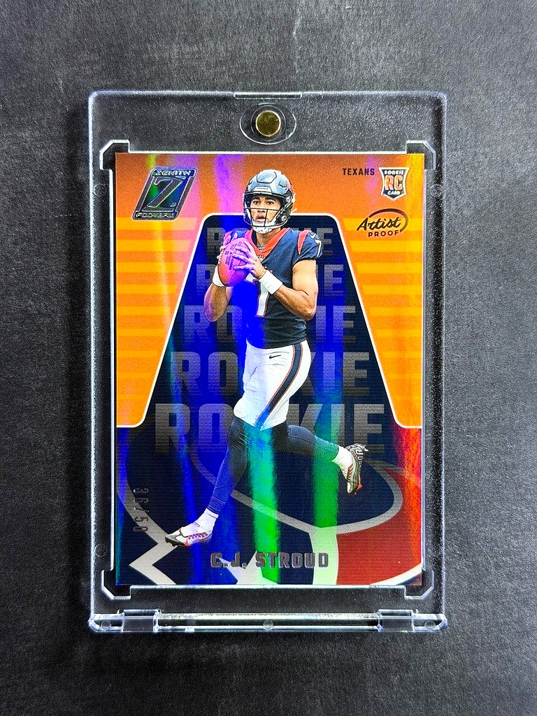2023 Panini Zenith #112 C.J. Stroud Rookie Artist Proof /50 Silver Holo RC