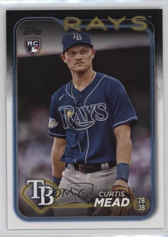 2024 Topps Series 1 Image Variation Golden Mirror SSP Curtis Mead #82 5i3