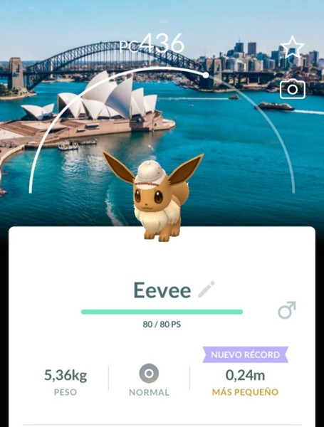 Pokemon Eevee - Evoli -Évoli (Explorer Hat/Sombrero Explorador) Sidney GO
