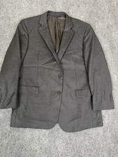 Brooks Brothers Vitale Barberis Canonico Regent Fit Gray Blazer Wool Size 46R