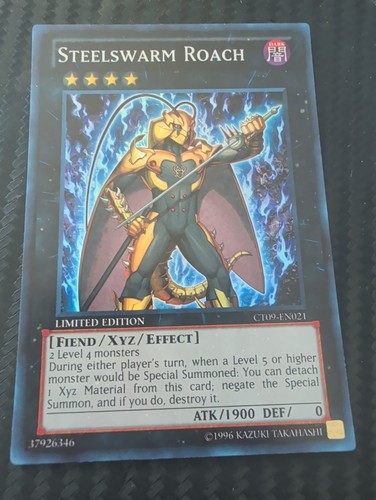 Steelswarm Roach CT09-EN021 YuGiOh Collectible Tins 2012 card