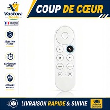Telecommande Vocale Bluetooth pour Chromecast Google TV 4K HD Remplacement