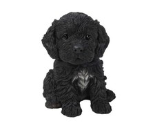 Hi-Line Gift Ltd Sitting Cockapoo Puppy Statue