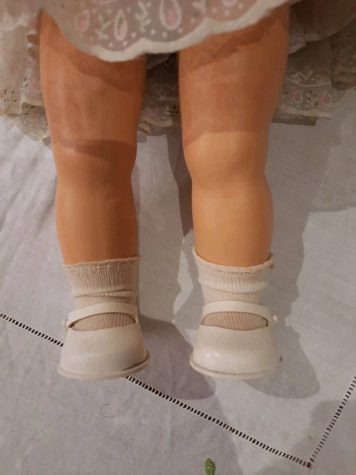  poupée ancienne  RAYNAL SOPHIE  1956   42 cm  rhodialite/rhodoïd - Photo 3/4