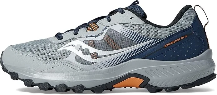 Zapato de senderismo Saucony Excursion Tr16 para hombre, suela de goma, talla 12 - fósil/noche Foto 4 de 4