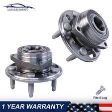 Pair Front Wheel Bearing Hub For Chevy Malibu Equinox Terrain Saab 513288