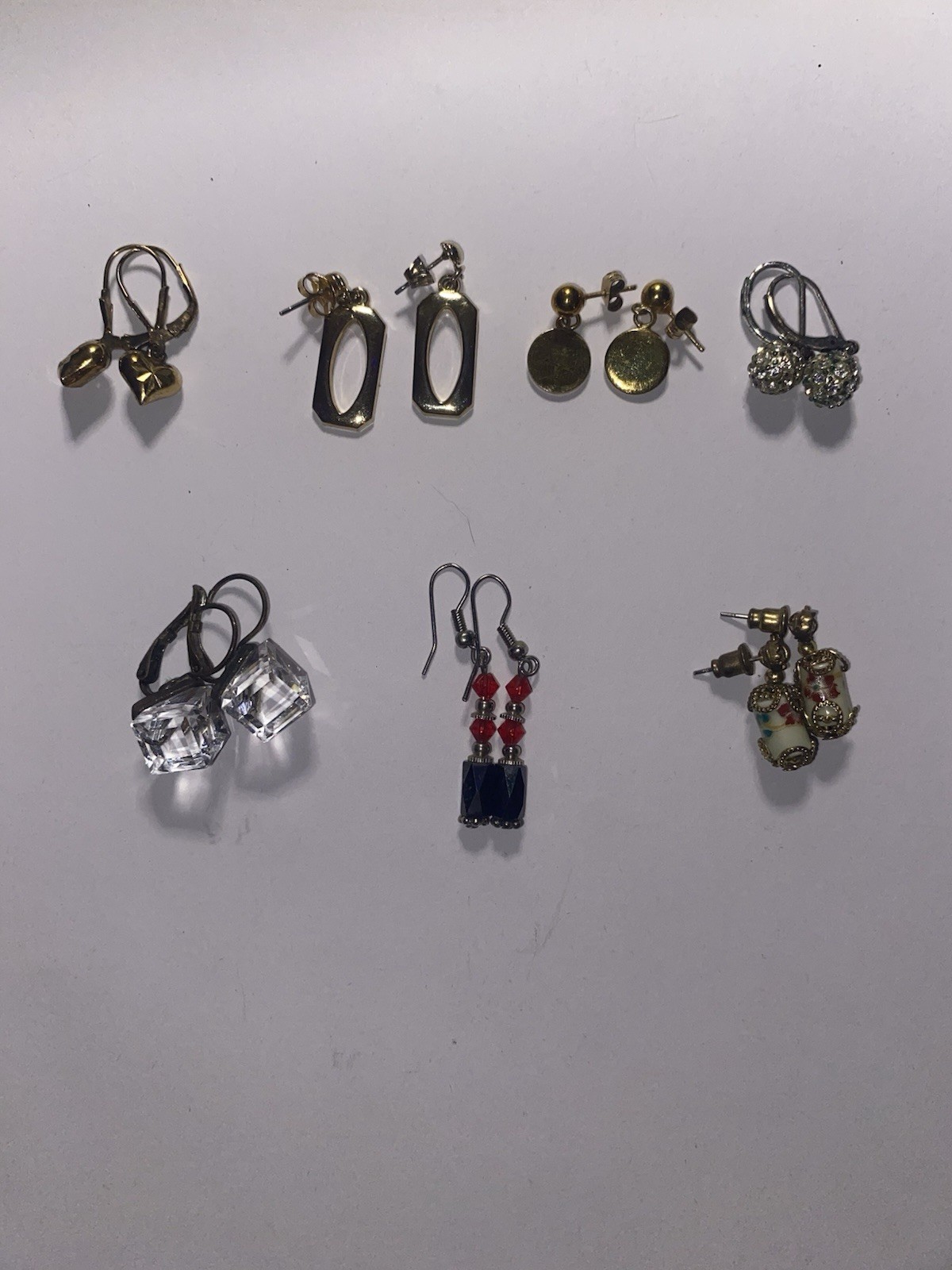 Dangle Drop Earrings Lot - image 1
