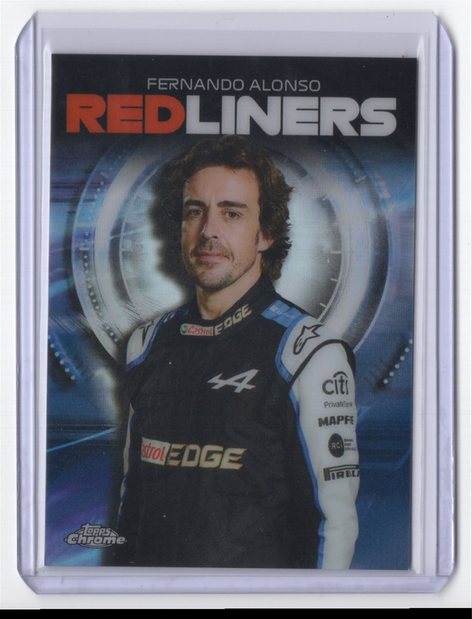 2021 Topps Chrome Formula 1 Redliners * Fernando Alonso Alpine F1 Team #RL-6