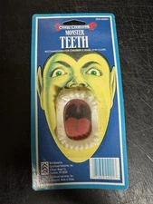 Vintage NOS Spearhead Paper Magic Creepy Creatures Monster Teeth 1993 Vampire