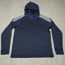 Adidas Hoodie Men's Navy Blue Size M Cold.RDY Polyester
