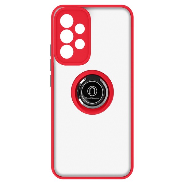 Hybrid HandyhüLle Mit Ring-Halterung Galaxy A53 5G – Rot-image