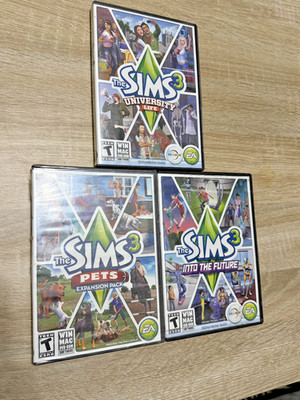 The sims 3 Expansion Packs set of 3 ( See Details )