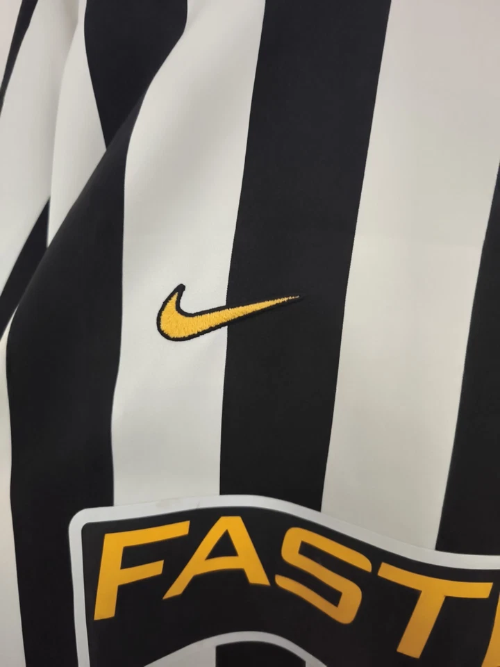 Nike Maillot Juventus Domicile 2003-2004 FASTWEB Blanc/Noir XXL Homme - Photo 3/4