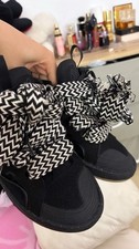 Lanvin Sneaker Damen 38 39 Schwarz Weiß Echt...