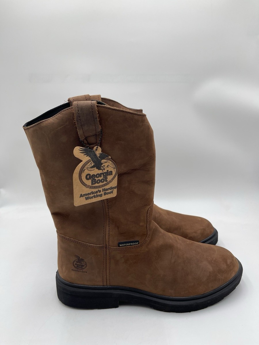 シュイーンOGチョッパー Georgia Boot Men's Suspension System Waterproof Wellington Work