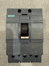 Siemens 3VA4 3VA4112-6ED34-0AA0 3 Pole 125 Amp 600V 65kA Circuit Breaker