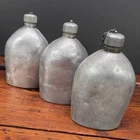 (3) Vintage WW1 US METAL CANTEENS LF & C M1910 Canteen USMC Army Military WWI #2