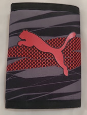 PUMA PV1502-NVGN Rise TriFold Wallet Black Red