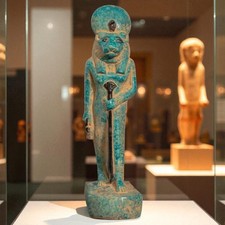 Authentic Ancient Egyptian Antiques Rare Statue of Goddess Sekhmet Figurine BC