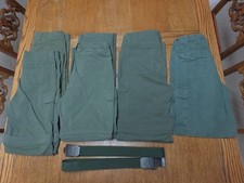 Boy Scouts of America Olive Green Uniform YOU CHOOSE Pants OR Shorts OR Belt