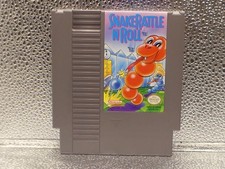 Nintendo NES Snake Rattle N Roll Platformer Tested Working Video Game Cartridge