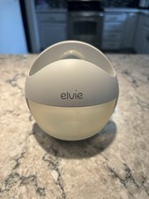 Elvie Curve Hands-Free Wearable Breast Pump w/ Collection Bottle, White/Clear