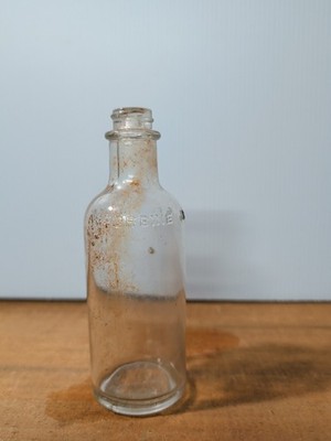 Vintage Absorbine Jr 4 oz Glass Bottle W.F. Young Inc Springfield Mass Embossed