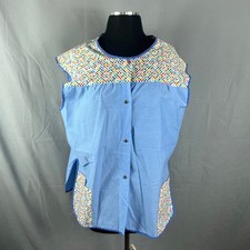 Vintage Artistic Creation Cobbler Apron Womens 1X Multicolor Grid Patch Pocket