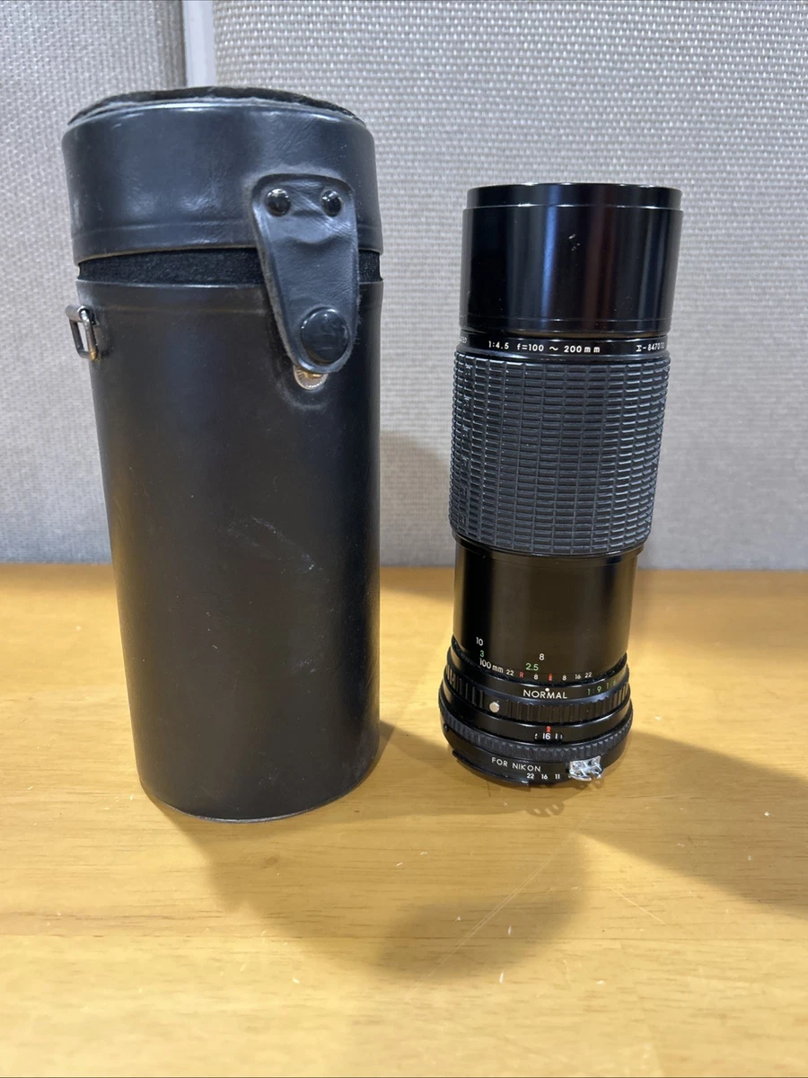 Sigma Zoom 100-200mm Focal Camera Lenses for sale | eBay