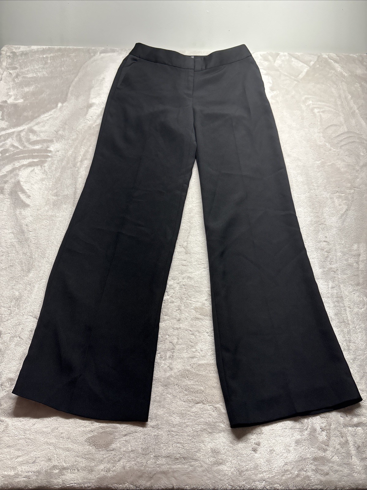 Vince Camuto Black Wide leg dress pants size 4 power play fashion