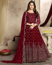 Pakistani Party Dress Salwar Kameez Designer Indian Wedding Gown Anarkali Suit