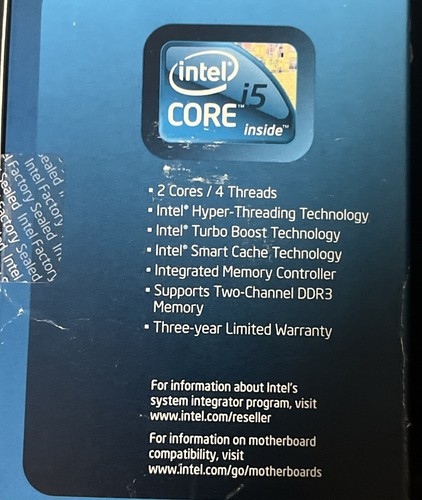 Intel Core i5-650 3.2GHz LGA1156 CPU With Cooler - Picture 5 of 5