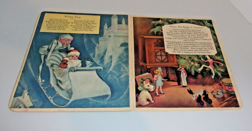1930 BOOK "MY RHYME & PICTURE BOOK" By Barrows Marjorie-Illustrated By Best Roy - Picture 13 of 13
