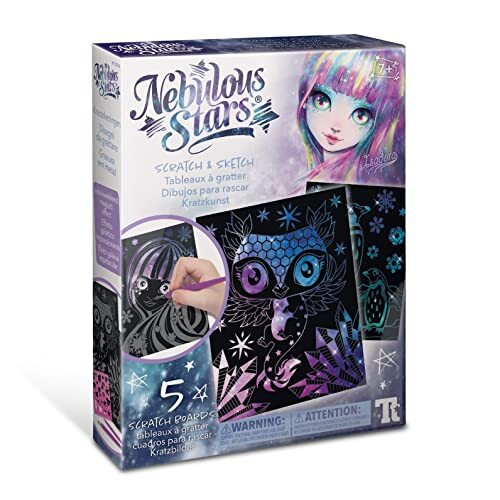 4M Nebulous Stars Scratch And Sketch Art Kit (t6m)